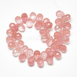 Cherry Quartz Glass Beads Strands&nbsp;G-S357-C02-14