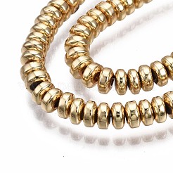 Electroplate Non-magnetic Synthetic Hematite Bead Strands&nbsp;G-Q465-19KC