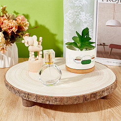 Round Wood Flower Pot Shelf&nbsp;AJEW-WH0709-031A
