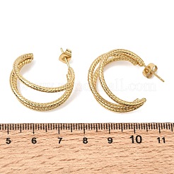 201 Stainless Steel Stud Earrings&nbsp;SA-CBA4A0D-13G