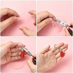 DIY Blanks Vinyl Charm Keychain Making Kit&nbsp;DIY-CJ0002-19