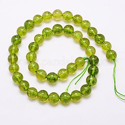 Natural Crackle Quartz Beads Strands&nbsp;G-G442-10mm-5