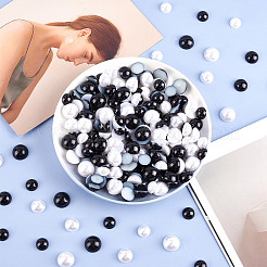 ABS Plastic Imitation Pearl Cabochons&nbsp;SACR-OC0001-02