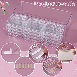 28Pcs Plastic Nail Art Storage Box&nbsp;AJEW-TW0001-09