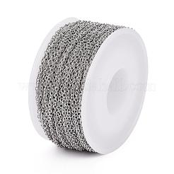 Tarnish Resistant 304 Stainless Steel Cable Chains&nbsp;CHS-H009-04P