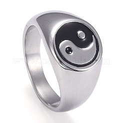 304 Stainless Steel Finger Rings&nbsp;STAS-H101-01P-10