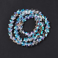 Faceted Glass Beads Strands&nbsp;EGLA-E030-01D