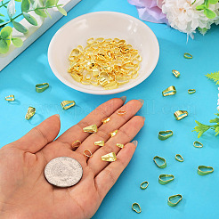 120Pcs 4 Styles Brass Snap on Bails&nbsp;KK-TA0009-24G
