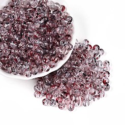 Baking Paint Transparent Glass Beads&nbsp;DGLA-T004-08A
