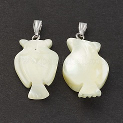 Natural Trochid Shell/Trochus Shell Pendants&nbsp;SSHEL-K027-11