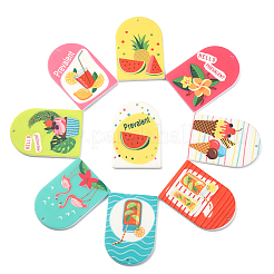 18Pcs 9 Style Summer Theme Opaque Acrylic Pendants&nbsp;SACR-CJ0001-16