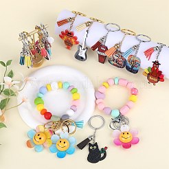 14Pcs 7 Styles Acrylic Pendants&nbsp;MACR-SZ0001-84