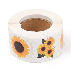 Sunflower Theme Paper Stickers&nbsp;DIY-L051-001