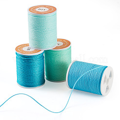 4 Rolls 4 Colors Round Waxed Polyester Cord&nbsp;YC-TA0001-21C