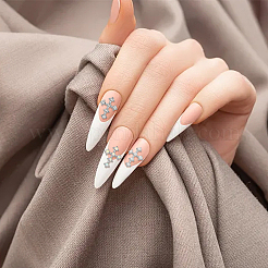 48Pcs 6 Colors Zinc Alloy Rhinestone Cabochons&nbsp;MRMJ-HY0001-21