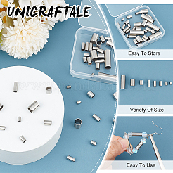 304 Stainless Steel Tube Beads&nbsp;STAS-UN0001-73P