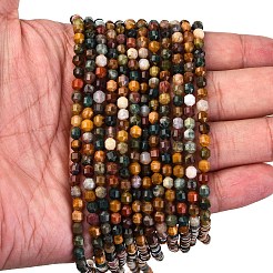 Natural Ocean Jasper Beads Strands&nbsp;G-A260-A30-01