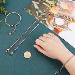 9Pcs 3 Style Brass European Style Bracelet Making&nbsp;MAK-SC0001-14