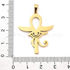 304 Stainless Steel Pendants&nbsp;STAS-R134-04G-01
