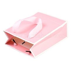 Rectangle Paper Bags with Ribbon Handles&nbsp;CARB-L011-01B-04