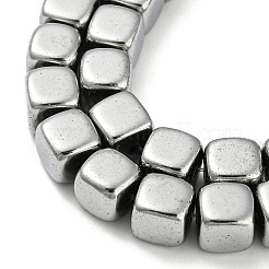 Electroplated Synthetic Non-magnetic Hematite Beads Strands&nbsp;G-Z032-F02-07P