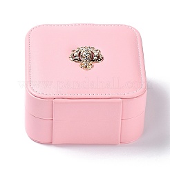 PU Imitation Leather Jewelry Organizer Box&nbsp;X1-CON-P016-A01