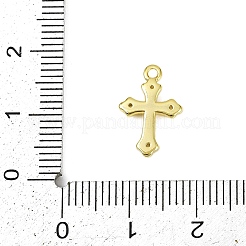 Brass Micro Pave Clear Cubic Zirconia Pendants&nbsp;KK-L238-13G
