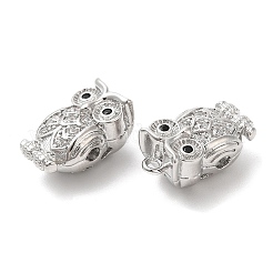 Brass with Cubic Zirconia Pendants&nbsp;KK-K333-58P