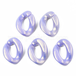 Spray Painted Acrylic Linking Rings&nbsp;MACR-S280-06B-M