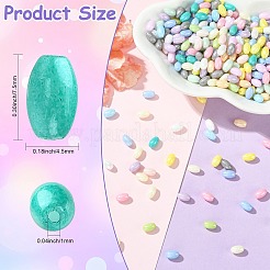 500Pcs Baking Paint Opaque Glass Beads&nbsp;GLAA-CJ0003-01
