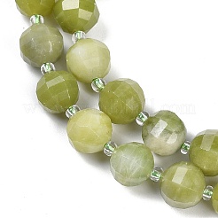 Natural Chinese Jade Beads Strands&nbsp;G-G182-B18-05