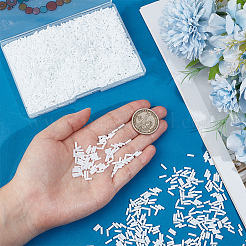 3000Pcs Opaque Glass Bugle Beads&nbsp;GLAA-PA0001-86