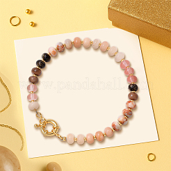 2Pcs Natural Mixed Gemstone Beads Stretch Bracelets&nbsp;BJEW-HY0002-03A