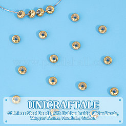20Pcs Stainless Steel Beads&nbsp;STAS-UN0053-64