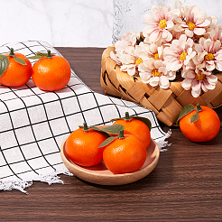 Mini Foam Imitation Orange&nbsp;DJEW-CN0001-30A