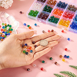 450Pcs 15 Colors Electroplate Glass Beads&nbsp;EGLA-TA0001-93