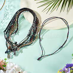 12Pcs 12 Colors Polyester & Spandex Cord Necklaces Making&nbsp;AJEW-TAC00072