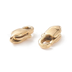 Ion Plating(IP) 304 Stainless Steel Lobster Claw Clasps&nbsp;LS-STAS-F094-05A-G
