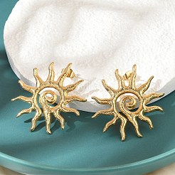 304 Stainless Steel Stud Earrings for Women&nbsp;EJEW-B121-01G-02
