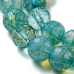 Baking Paint Glass Bead Strands&nbsp;GLAA-G116-02F