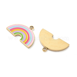 304 Stainless Steel Enamel Pendants&nbsp;STAS-H483-39G-01