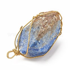 Rough Raw Natural Gemstone Pendants&nbsp;PALLOY-JF01451