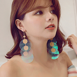 100G PVC Plastic Sequins/Paillette Pendants&nbsp;FIND-GO0003-43