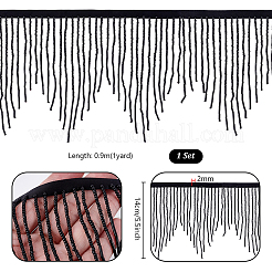1 Yard Glass Fringe Trimming&nbsp;AJEW-PH0006-69
