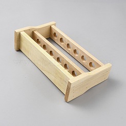 6-Hole Wood Test Tube Display Stands&nbsp;AJEW-WH0314-644
