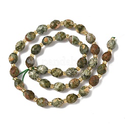 Natural Rhyolite Jasper Beads Strands&nbsp;G-F809-A09-01