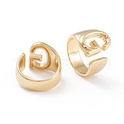Brass Cuff Rings&nbsp;RJEW-L097-06G
