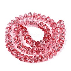 Crackle Transparent Glass Beads Strands&nbsp;GLAA-N068-03A-09