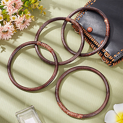 Woven Rattan Bag Handles&nbsp;FIND-WH0152-150