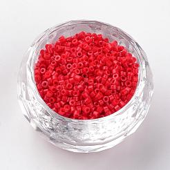 Opaque Glass Bugle Beads&nbsp;SEED-R043-01